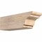 Ekena Millwork New Brighton Smooth Rafter Tail, Douglas Fir, 5 1/2"W x 6"H x 18"L RFT06X06X18NEB00SDF - alternate 1